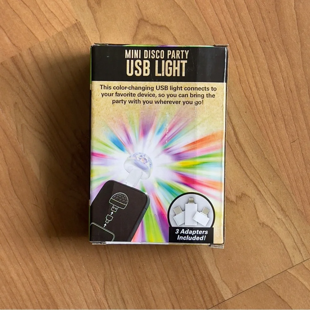 ‼️CLEARANCE SALE‼️ 🆕Mini Disco Party USB Light New in Sealed Box